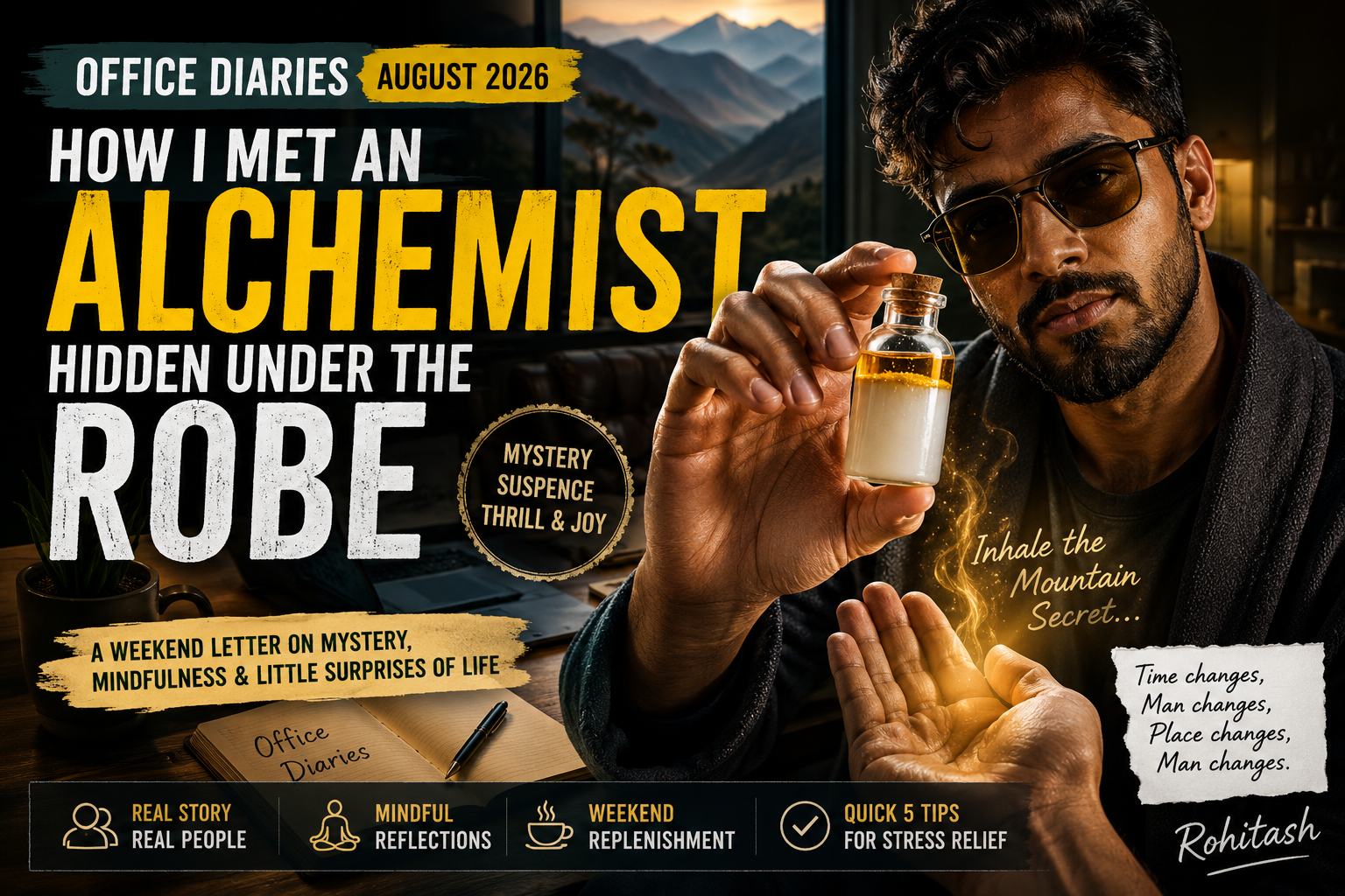 Office Diaries: How I Met an Alchemist Hidden Under the Robe
